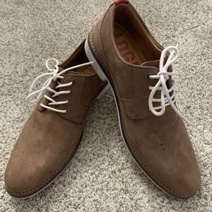 1901 Nordstrom Brown Suede Derby Shoes / 8
